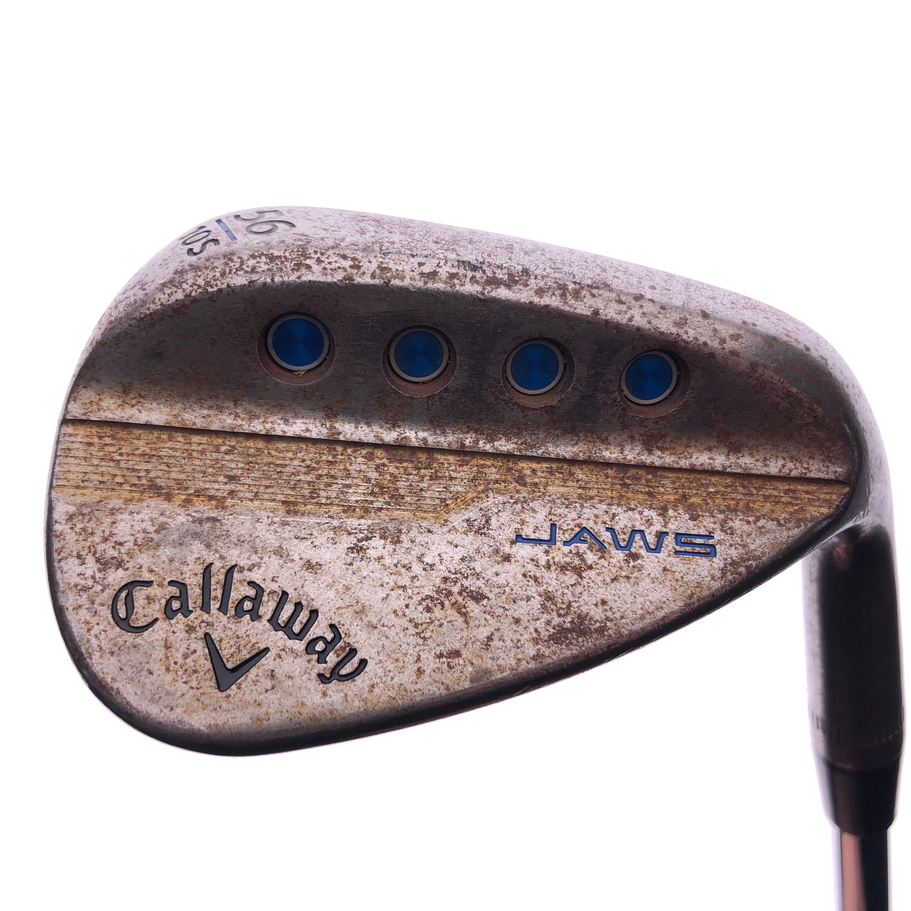 Used TOUR ISSUE Callaway Jaws MD5 Raw Sand Wedge / 56.0