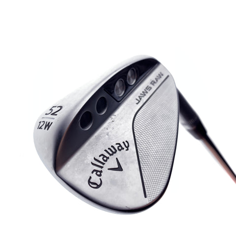 Used TOUR ISSUE Callaway Jaws Raw 2022 Gap Wedge / 52.0 Degrees / Stiff Flex