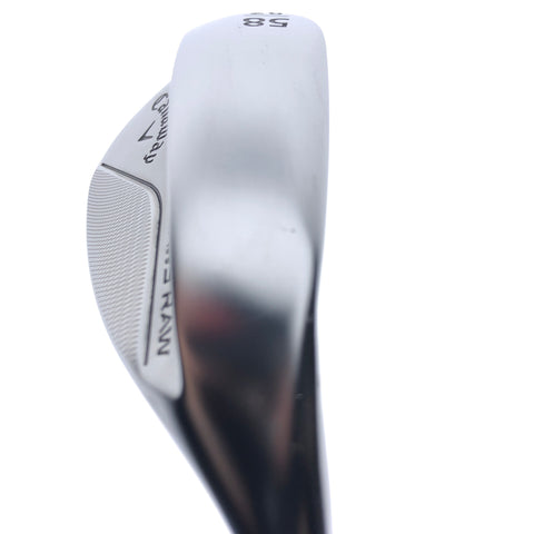 Used TOUR ISSUE Callaway Jaws Raw 2022 Lob Wedge / 58.0 Degrees / Wedge Flex