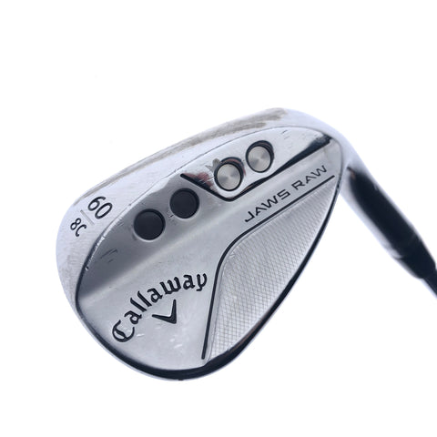 Used TOUR ISSUE Callaway Jaws Raw 2022 Lob Wedge / 60.0 Degrees / Stiff Flex