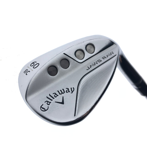 Used TOUR ISSUE Callaway Jaws Raw 2022 Lob Wedge / 60.0 Degrees / Stiff Flex