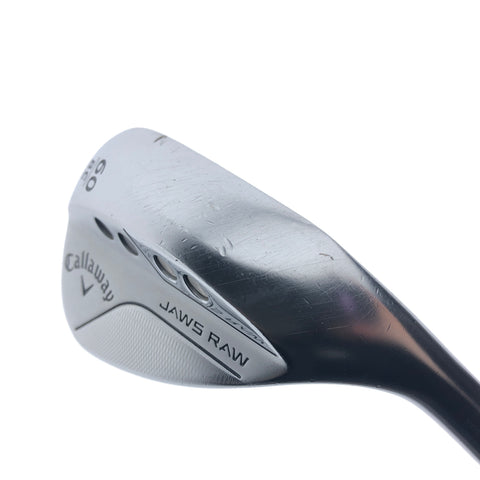 Used TOUR ISSUE Callaway Jaws Raw 2022 Lob Wedge / 60.0 Degrees / Stiff Flex