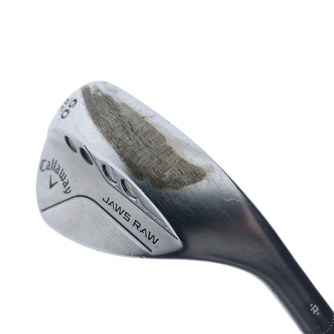 Used TOUR ISSUE Callaway Jaws Raw 2022 Lob Wedge / 60.0 Degrees / Stiff Flex
