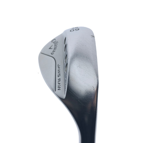 Used TOUR ISSUE Callaway Jaws Raw 2022 Lob Wedge / 60.0 Degrees / Stiff Flex