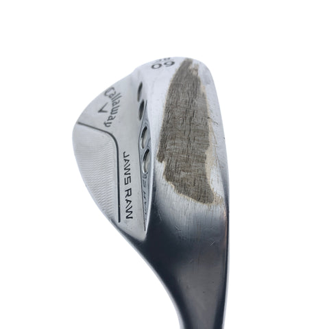 Used TOUR ISSUE Callaway Jaws Raw 2022 Lob Wedge / 60.0 Degrees / Stiff Flex