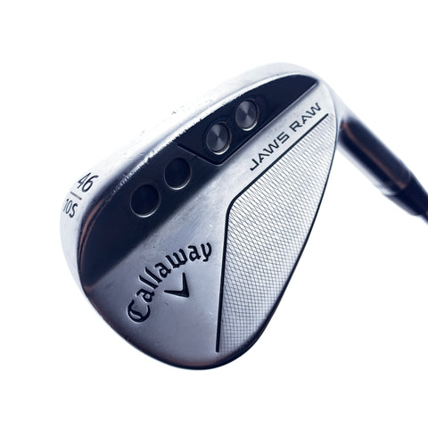 Used TOUR ISSUE Callaway Jaws Raw 2022 Pitching Wedge/46.0 Degrees/X-Stiff Flex