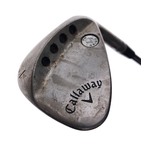 Used TOUR ISSUE Callaway Mack Daddy PM Grind 19 Raw Sand Wedge / 54 Deg / Stiff