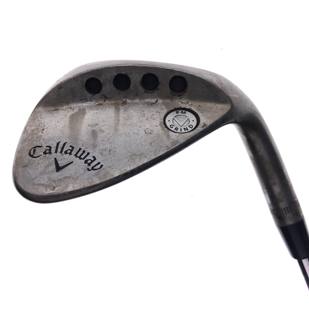 Used TOUR ISSUE Callaway Mack Daddy PM Grind 19 Raw Sand Wedge / 54 Deg / Stiff