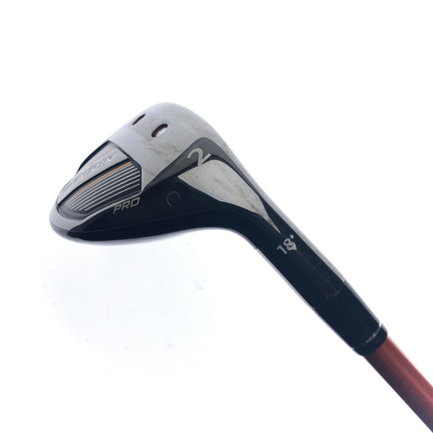 Used TOUR ISSUE Callaway Mavrik Pro 2 Hybrid / 18 Degrees / X-Stiff Flex