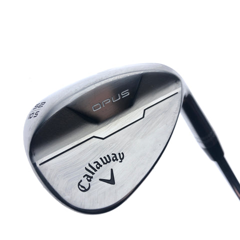 Used TOUR ISSUE Callaway Opus Brushed Chrome Gap Wedge / 52 Degrees / Stiff Flex