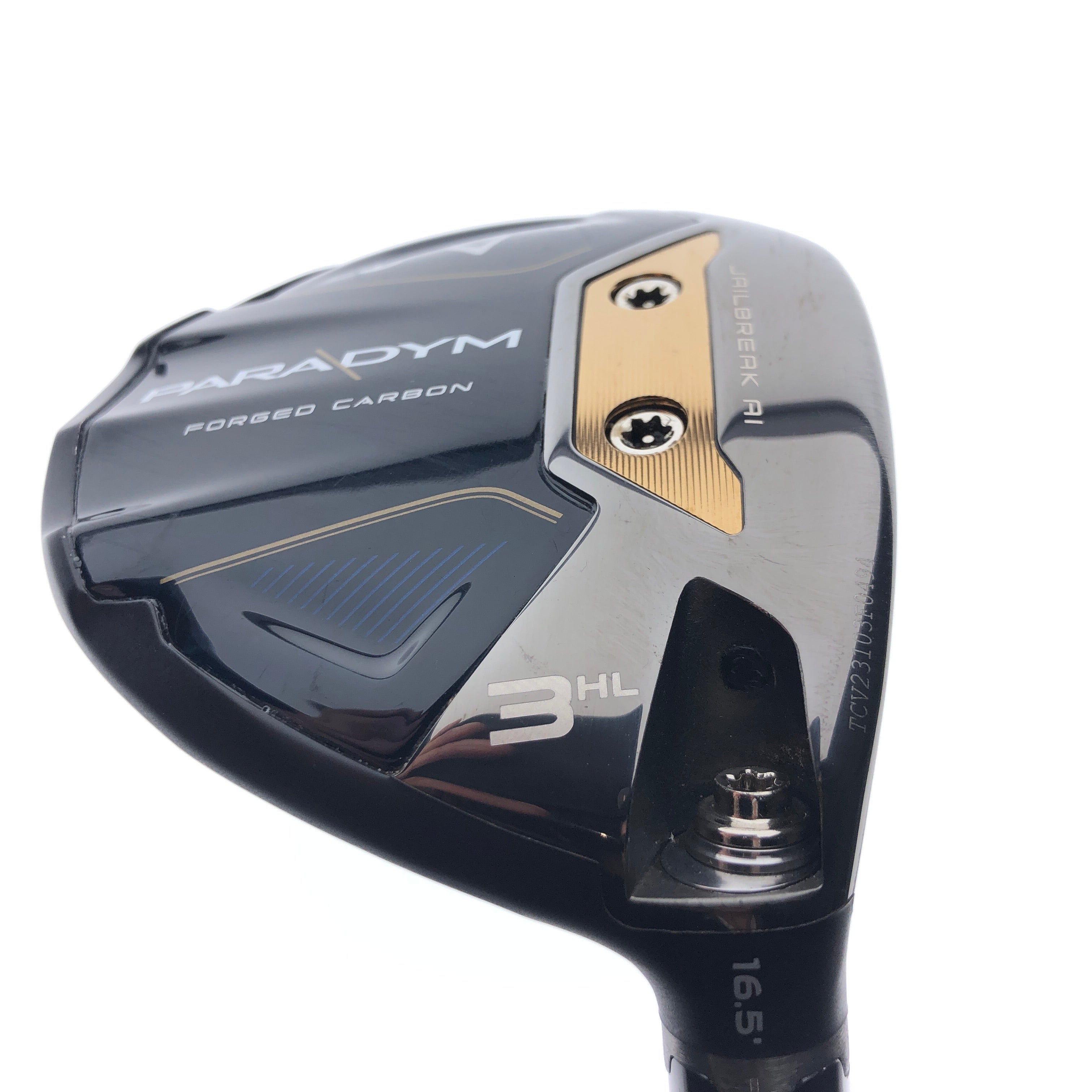 Used TOUR ISSUE Callaway Paradym 3 HL Fairway Wood / 16.5 Degrees / TX Flex