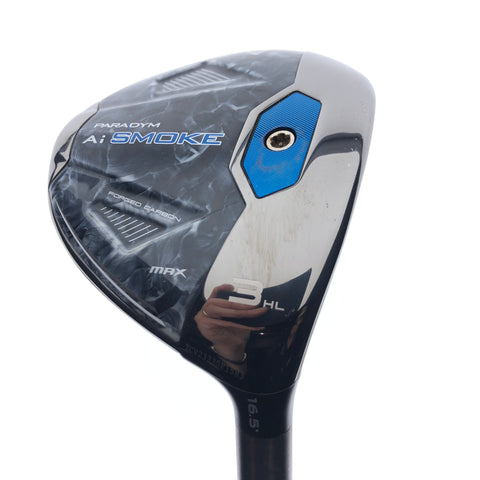 Used TOUR ISSUE Callaway Paradym Ai Smoke MAX 3 HL F'W / 16.5 Deg / Stiff Flex