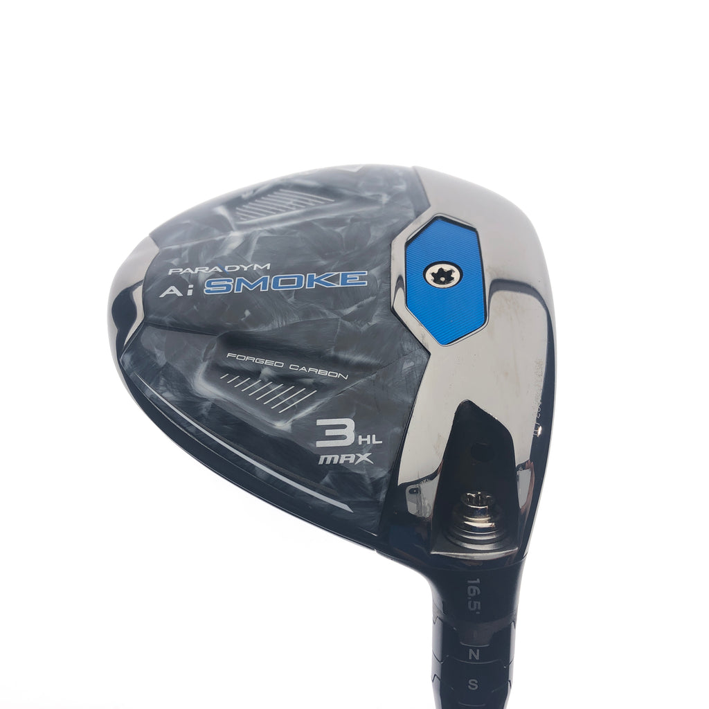 Used TOUR ISSUE Callaway Paradym Ai Smoke MAX 3HL Wood / 16.5 Degrees / X-Stiff