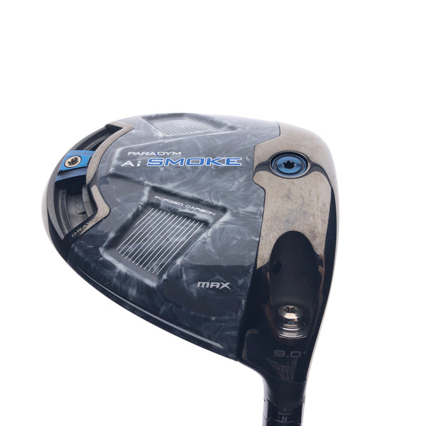 Used TOUR ISSUE Callaway Paradym Ai Smoke MAX Driver / 9.0 Degree / X-Stiff Flex