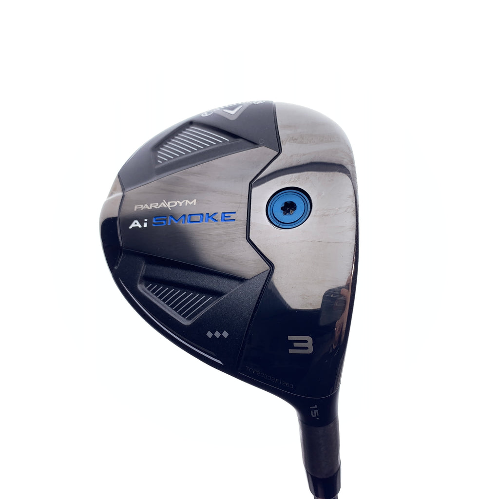 Used TOUR ISSUE Callaway Paradym Ai Smoke Triple Diamond 3 Fairway Wood / 15 De