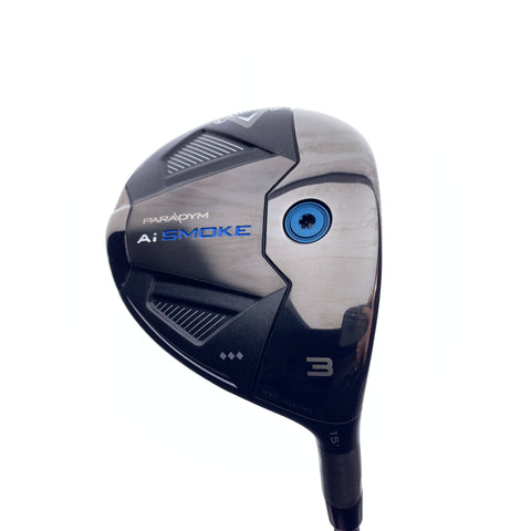 Used TOUR ISSUE Callaway Paradym Ai Smoke Triple Diamond 3 Fairway Wood / 15 De