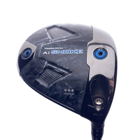 Used TOUR ISSUE Callaway Paradym AiSmoke TripleDiamondMax Dr/9.0 Degrees/X-Stiff
