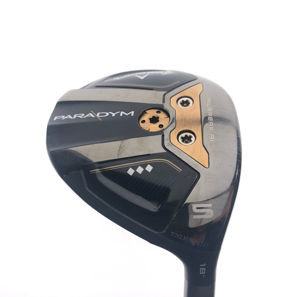 Used TOUR ISSUE Callaway Paradym TD 5 Fairway Wood / 18 Degrees / Stiff Flex
