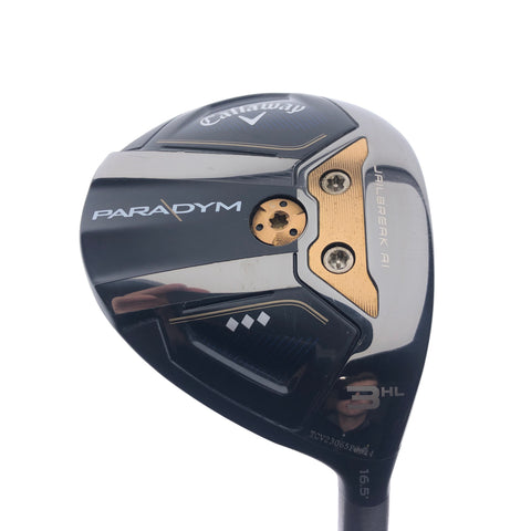 Used TOUR ISSUE Callaway Paradym Triple Diamond 3 HL FW / 16.5 Deg / TX Flex