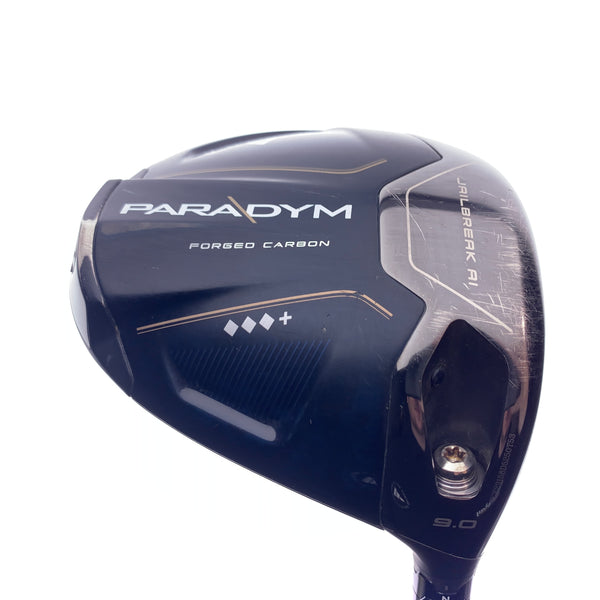Used TOUR ISSUE Callaway Paradym Triple Diamond + Driver / 9.0 Deg / Stiff Flex