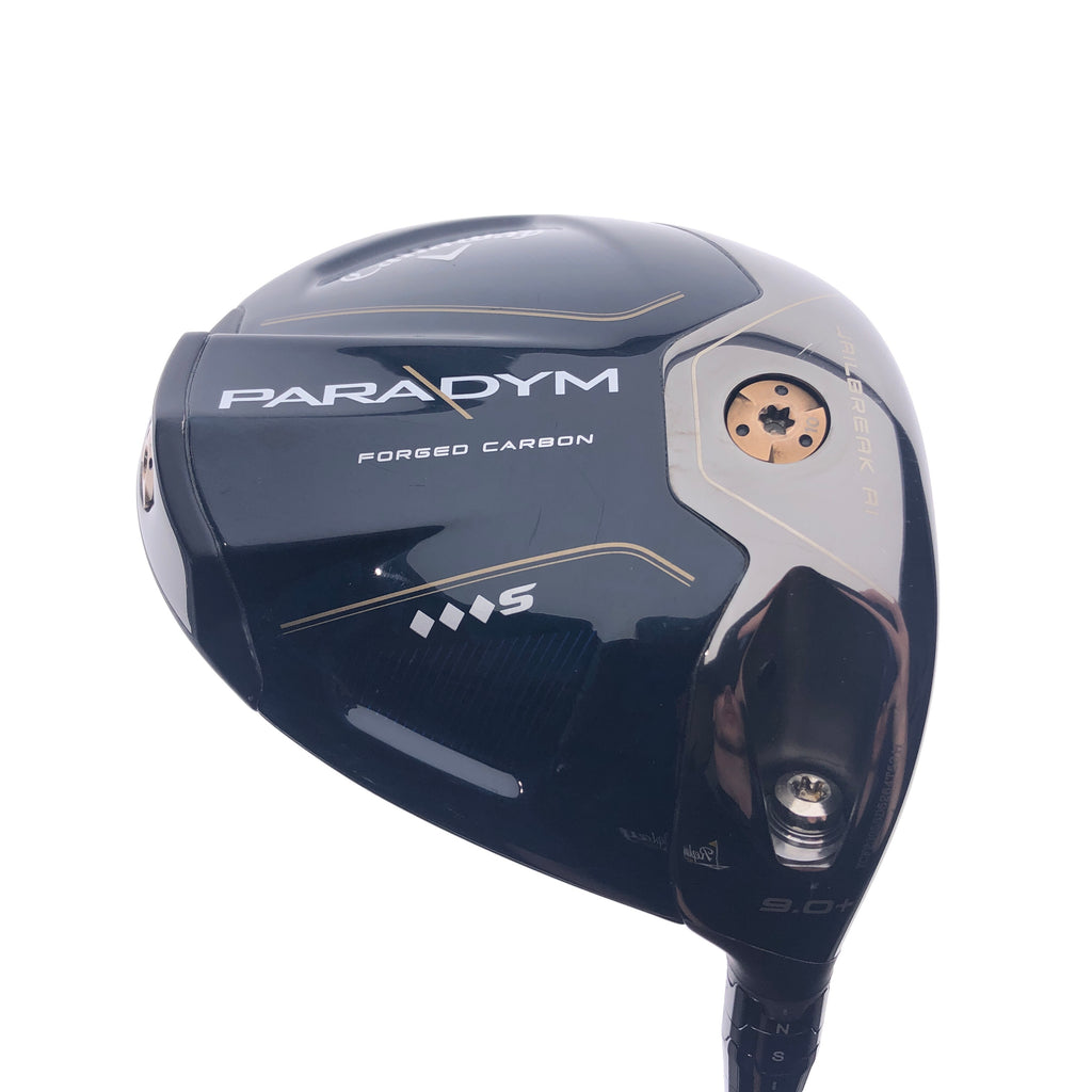 Used TOUR ISSUE Callaway Paradym Triple Diamond S Driver / 9.0 Degrees / Stiff
