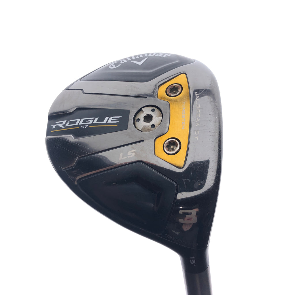 Used TOUR ISSUE Callaway Rogue ST LS 3 Fairway Wood / 15 Degrees / X-Stiff Flex
