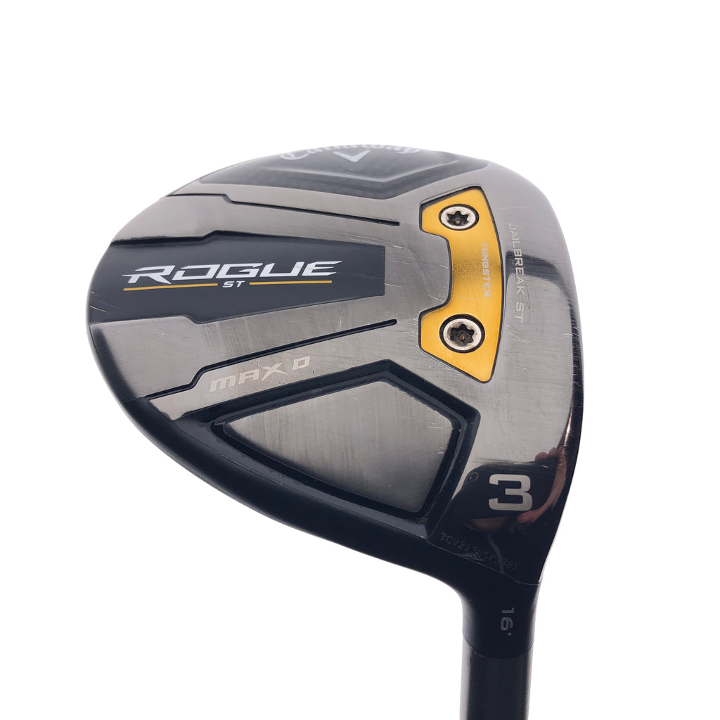 Used TOUR ISSUE Callaway Rogue ST MAX D 3 Fairway / 16 Degrees / Regular Flex