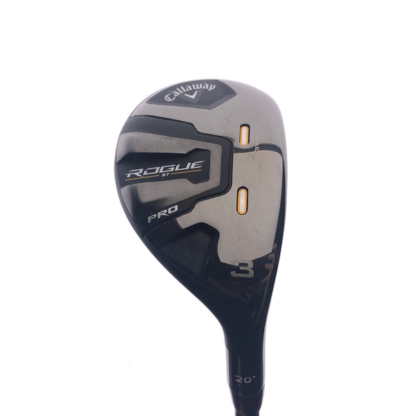 Used TOUR ISSUE Callaway Rogue ST Pro 3 Hybrid / 20 Degrees / Stiff Flex