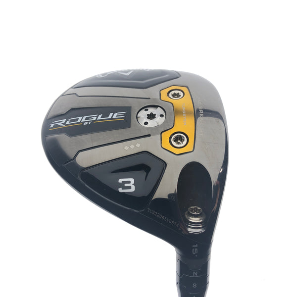 Used TOUR ISSUE Callaway Rogue ST TD 3 Fairway Wood / 15 Degrees / Stiff Flex
