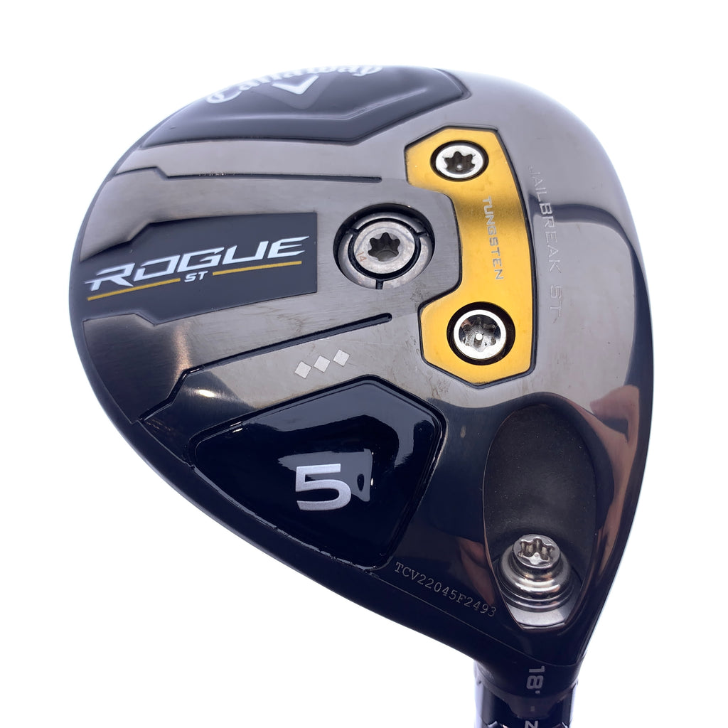 Used TOUR ISSUE Callaway Rogue ST Triple Diamond 5 FW/18.0 Degrees/X-Stiff Flex