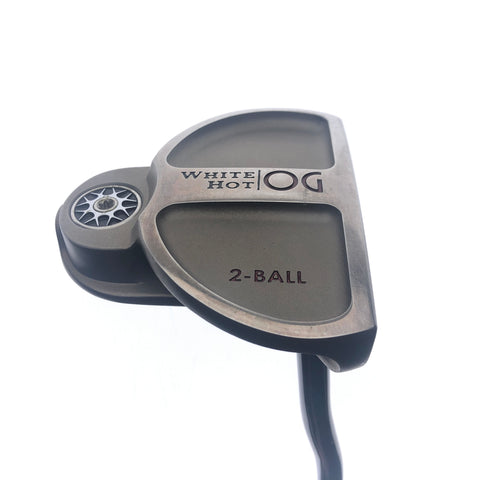 Used TOUR ISSUE Odyssey White Hot OG 2-Ball Butane Putter / 34.5 Inches