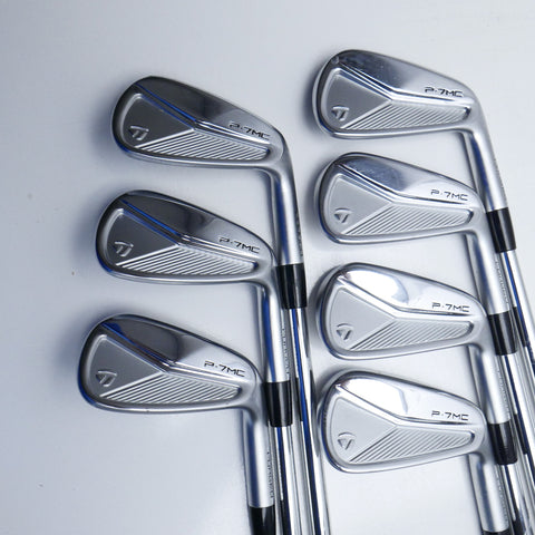 Used TOUR ISSUE TaylorMade P7MC 2023 Iron Set / 4 - PW / Stiff Flex