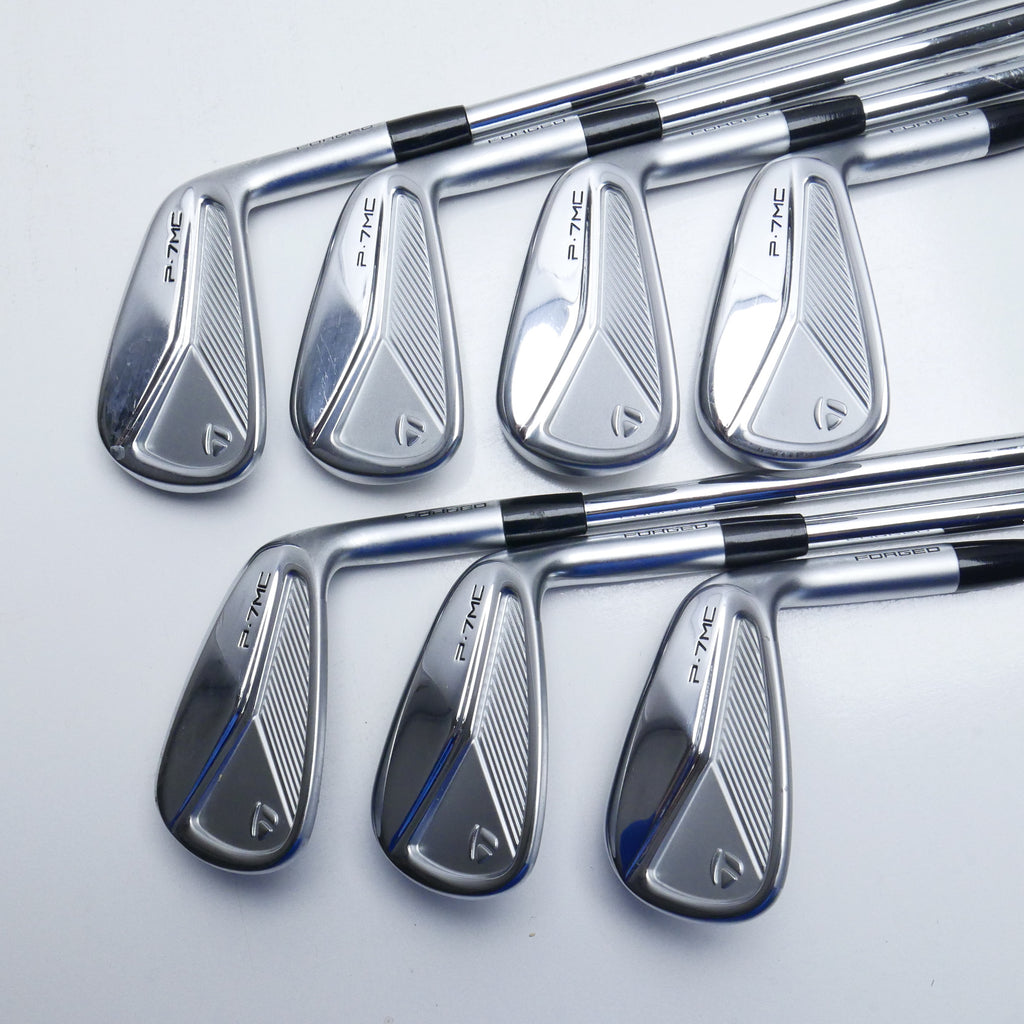 Used TOUR ISSUE TaylorMade P7MC 2023 Iron Set / 4 - PW / Stiff Flex