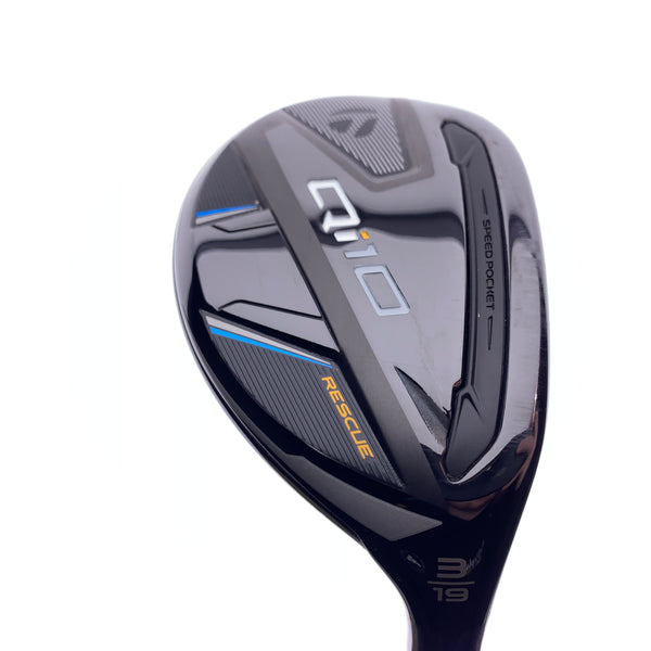 Used TOUR ISSUE TaylorMade Qi10 3 Hybrid / 19 Degrees / Stiff Flex