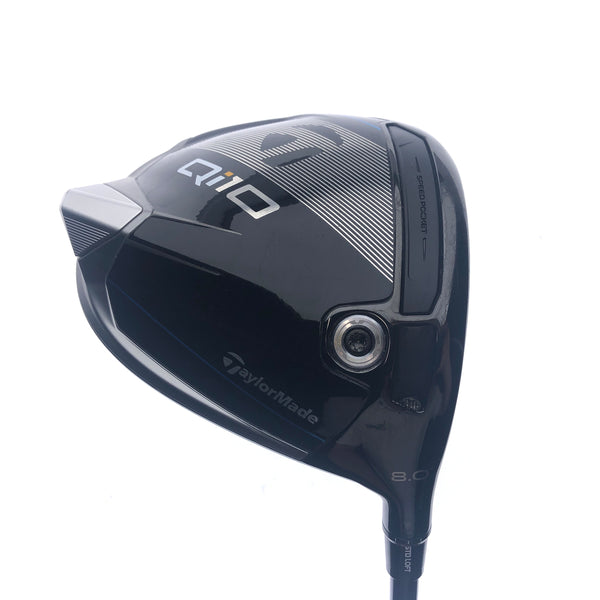 Used TOUR ISSUE TaylorMade Qi10 Driver / 8.0 Degrees / X-Stiff Flex