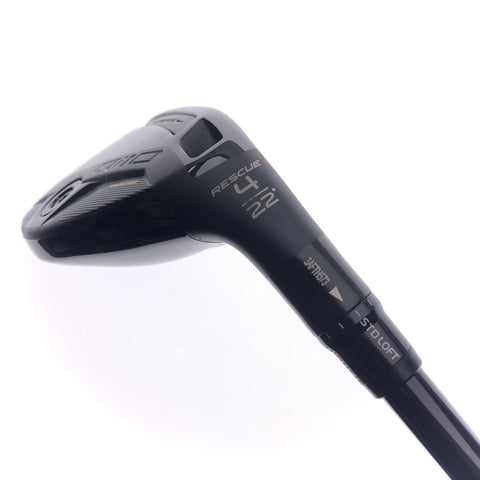 Used TOUR ISSUE TaylorMade Qi10 Tour 4 Hybrid / 22 Degrees / Stiff Flex