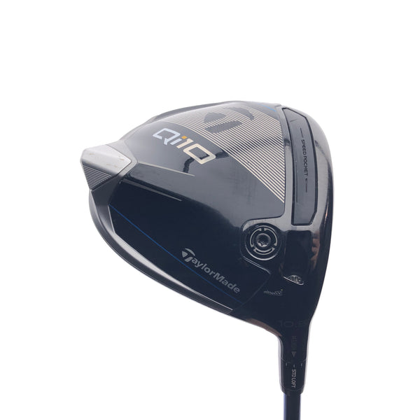 Used TOUR ISSUE TaylorMade Qi10 V2 Dot Driver / 10.5 / Diamana TB Stiff Flex