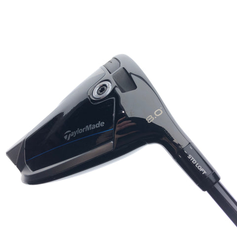 Used TOUR ISSUE TaylorMade Qi10 V2 Dot Driver / 8.0 Degrees / Stiff Flex