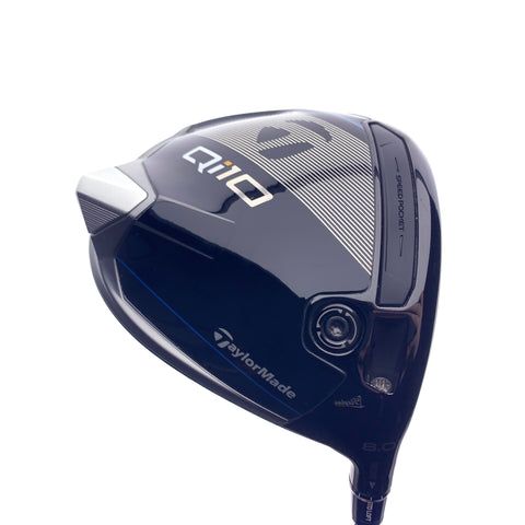Used TOUR ISSUE TaylorMade Qi10 V2 Dot Driver / 8.0 Degrees / Stiff Flex