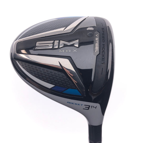 Used TOUR ISSUE TaylorMade SIM Max Rocket 3 Fairway Wood / 14 Deg / X-Stiff