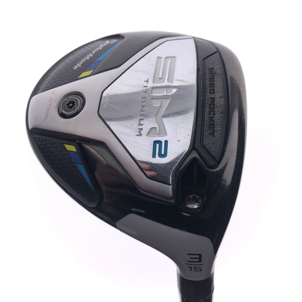 Used TOUR ISSUE TaylorMade Sim2 Titanium 3 Fairway Wood / 15 Degrees / TX Flex