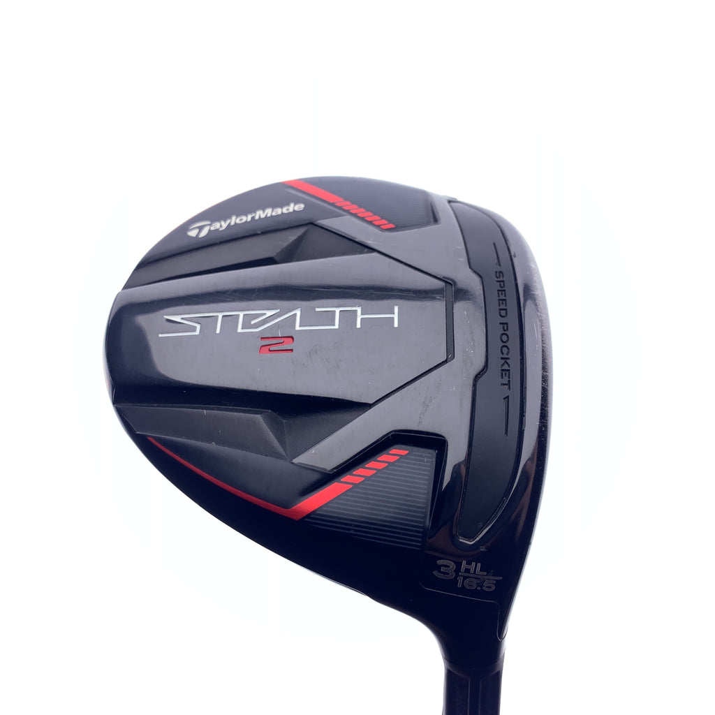 Used TOUR ISSUE TaylorMade Stealth 2 3 HL Fairway Wood / 16.5 Degrees / X-Stif