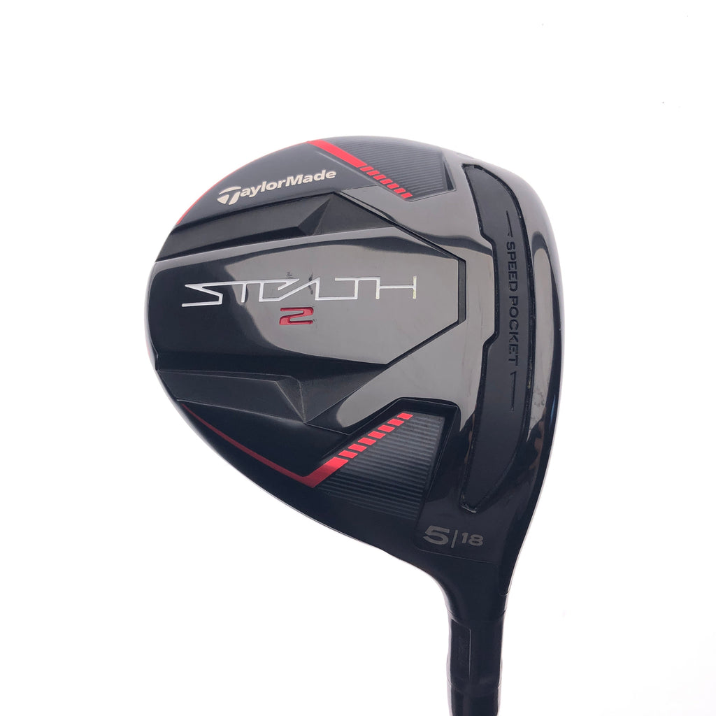 Used TOUR ISSUE TaylorMade Stealth 2 5 Fairway Wood / 18 Degrees / TX Flex