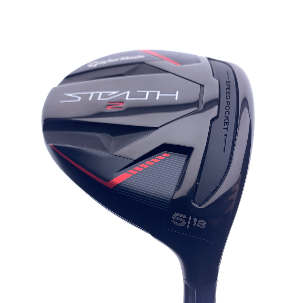 Used TOUR ISSUE TaylorMade Stealth 2 5 Fairway Wood / 18 Degrees / TX Flex