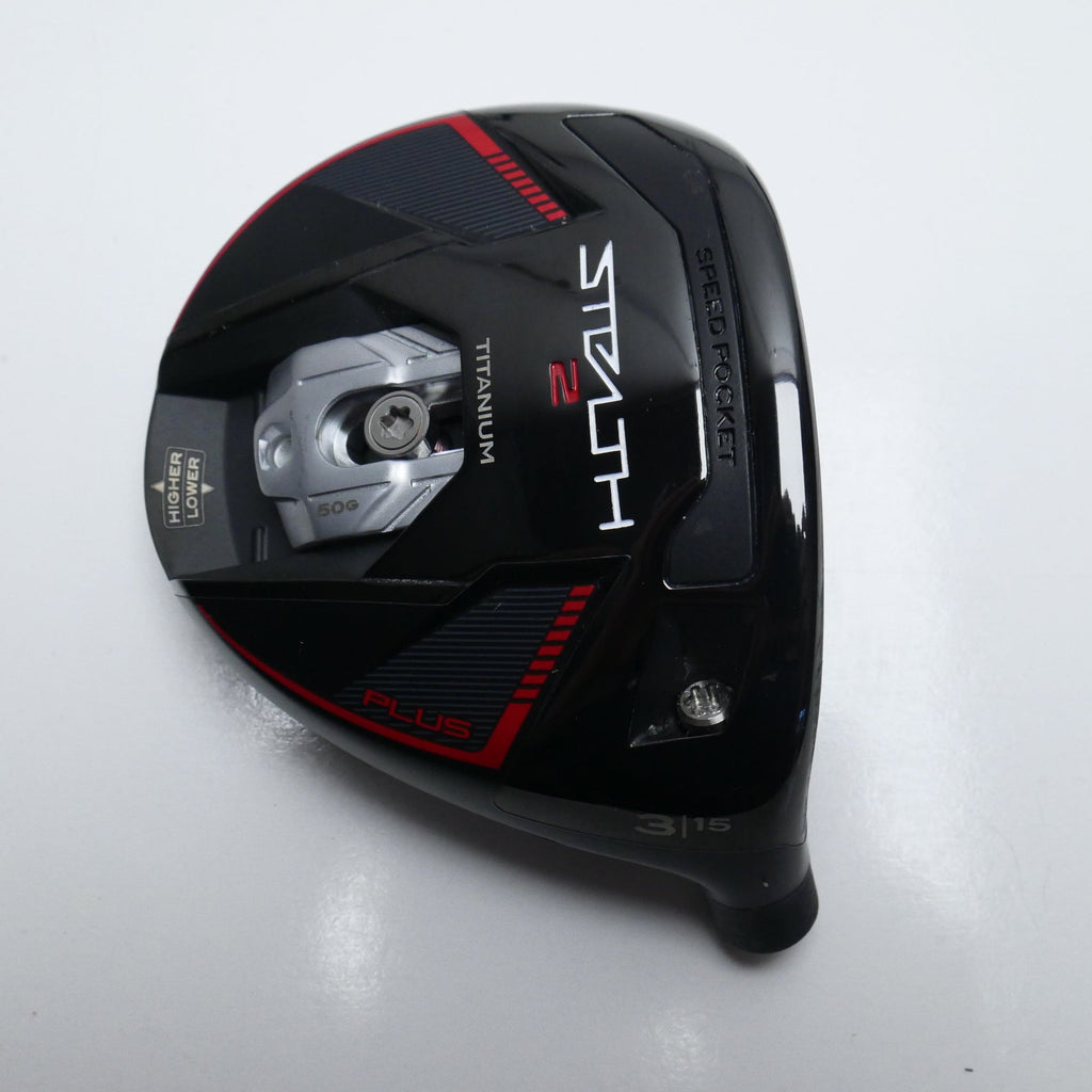 Used TOUR ISSUE TaylorMade Stealth 2 Plus 3 Fairway / 15 Degrees / HEAD ONLY