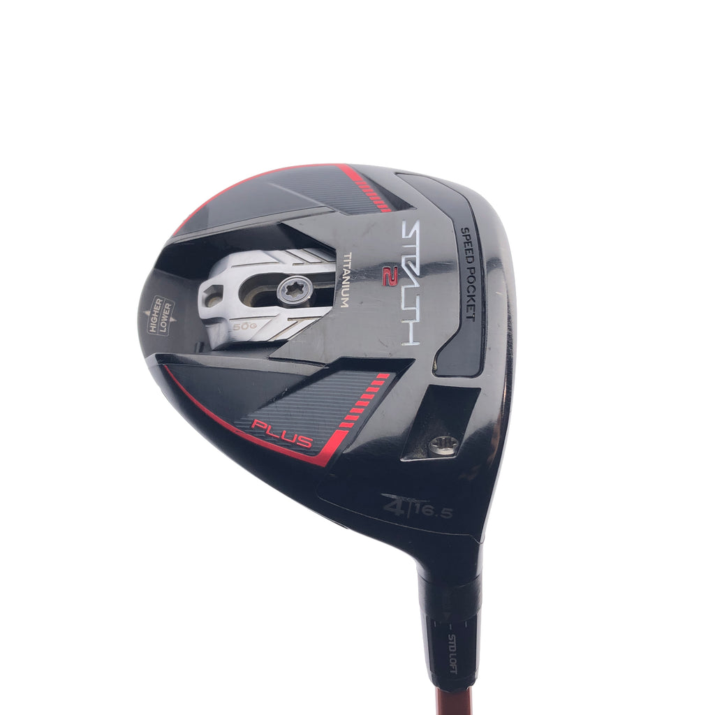 Used TOUR ISSUE TaylorMade Stealth 2 Plus 4 Wood / 16.5 Degrees / X-Stiff Flex