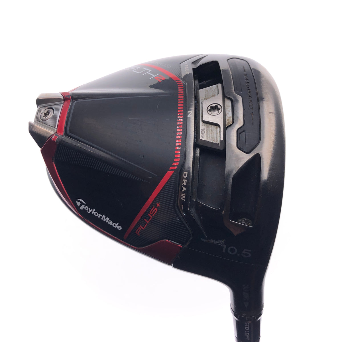 Used TOUR ISSUE TaylorMade Stealth 2 Plus Driver / 10.5 Degrees / Stiff Flex