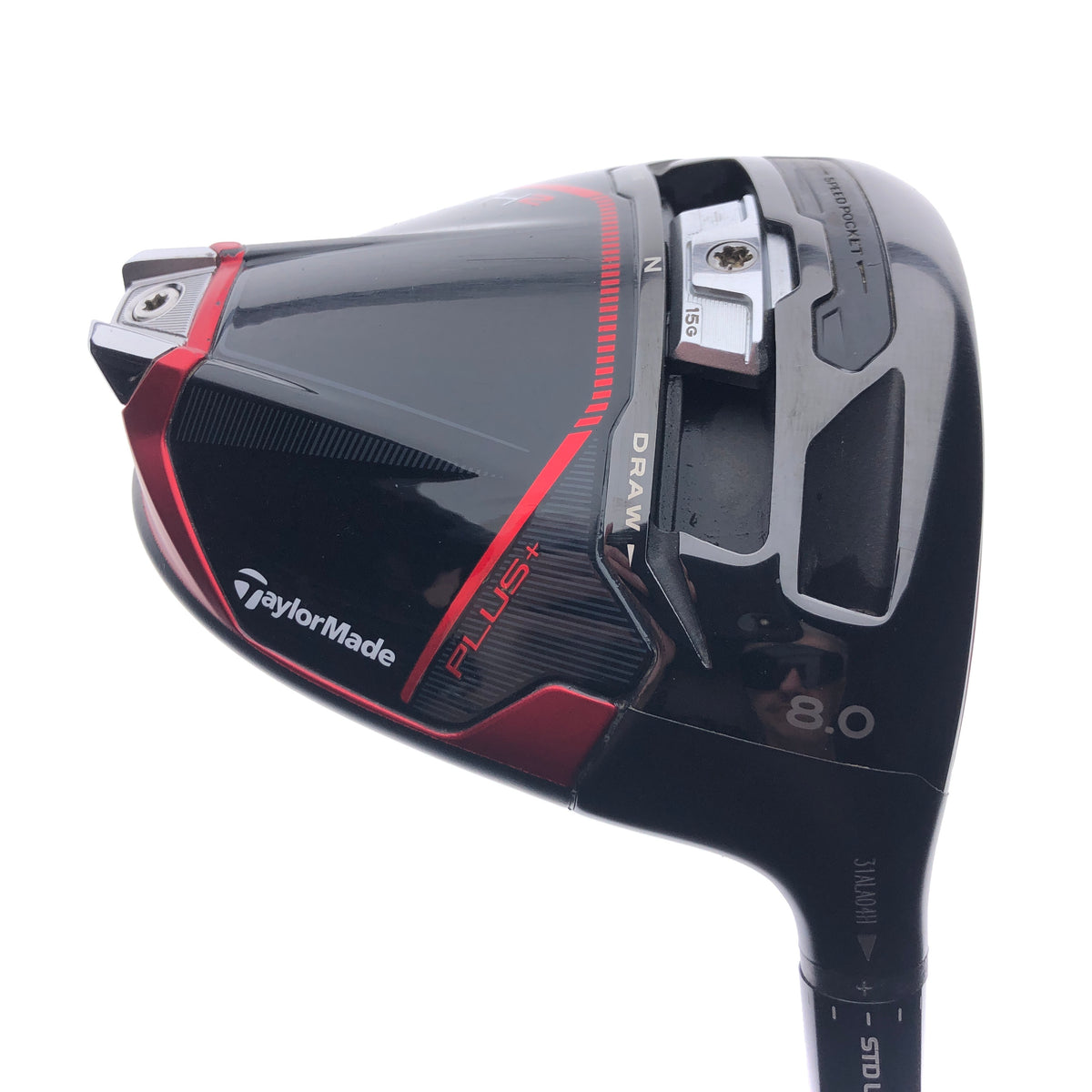 Used TOUR ISSUE TaylorMade Stealth 2 Plus Driver / 8.0 Degrees / X-Stiff Flex