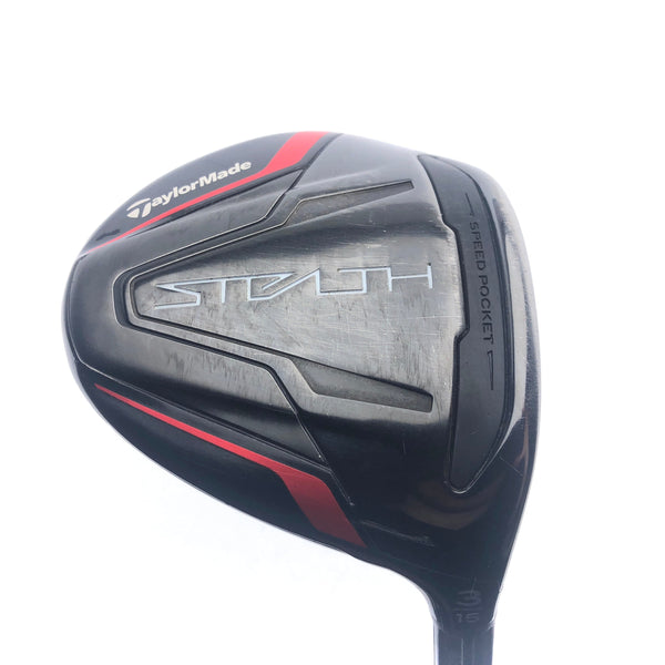 Used TOUR ISSUE TaylorMade Stealth 3 Fairway Wood / 15 Degrees / TX Flex