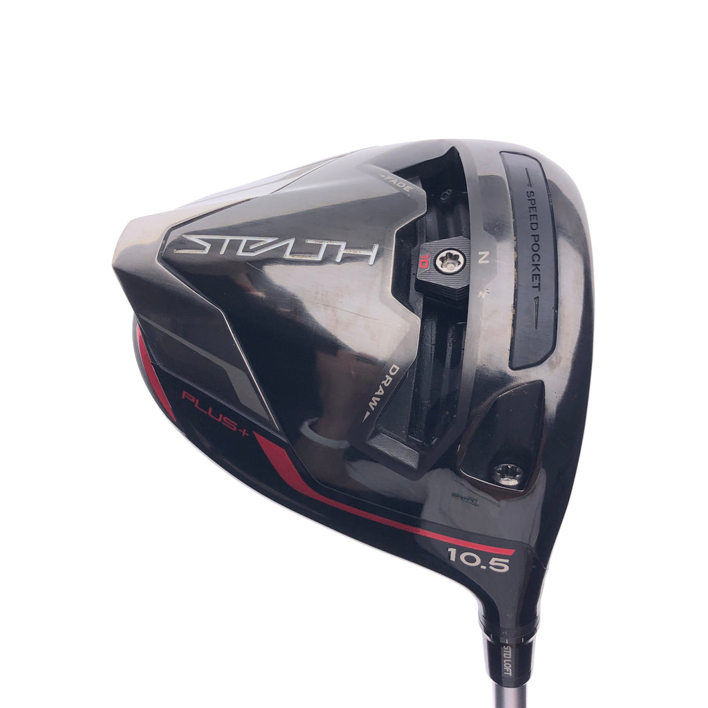 Used TOUR ISSUE TaylorMade Stealth Plus Driver / 10.5 Degrees / Stiff Flex